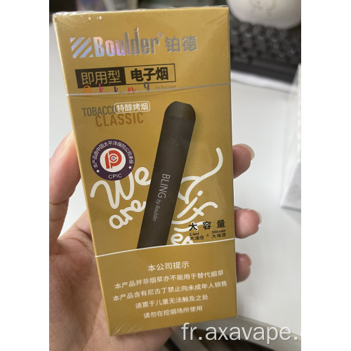 Kit de cigarette E- Vape Disposable-Tobacco